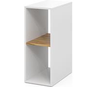 Vicco Armoire pour PC Tomy, 28.5x50cm avec 2 compartiments ouverts, Chêne blanc/force de l'or