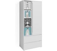 Vicco Armoire Ruben, Blanc, 80x189.9cm Blanc G