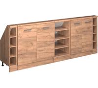 Vicco Armoire sous pente de toit Rion, Lot de 5, Chêne de force doré