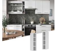 Armoire suspendue Fame-Line, 15cm, Blanc, Blanc, Vicco
