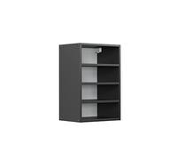 Vicco Armoire Suspendue R-Line, Anthracite, 40cm | Rangement ouvert · 3 Tablettes · Librement combinable · Profondeur - 29 cm · ✓ Tout à portée de main