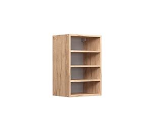 Vicco Armoire Suspendue R-Line, Chêne doré, 40cm | Rangement ouvert · 3 Tablettes · Librement combinable · Profondeur - 29 cm · ✓ Tout à portée de main