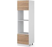 Vicco Armoire universelle R-Line, Sonoma, 60cm avec étagères ouvertes, et portes Sonoma G