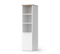 Vicco Armoire Universelle Wido, Blanc/Sonoma, 30.2x120cm avec Une Porte