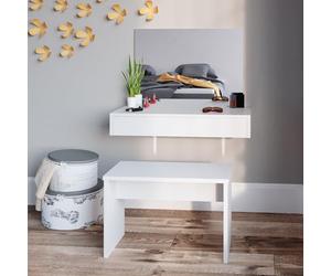 Vicco Banc, Blanc, 70cm pour Table de Maquillage