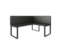 Vicco Banc d'angle Ravon, Noir, 120x150cm