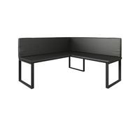 Vicco Banc d'angle Ravon, Noir, 150x150cm, adapté comme Banc de Salle à Manger pour Cuisines et espaces Repas