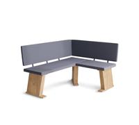 Vicco Banc d'angle Rivon, Chêne doré/Anthracite 150 x 120 cm | Coin gauche