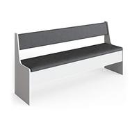 Vicco Banc d'angle Roman, Blanc, 41.5x166.6cm, adapté aux Solutions d’Angle Peu encombrantes dans la Salle à Manger