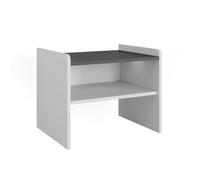 Vicco Banc d'angle Roman, Blanc/Anthracite, 53.5x41.1cm