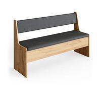 Vicco Banc d'angle Roman, Chêne de Force doré, 136.6x41.5cm, adapté aux Solutions d’Angle Peu encombrantes dans la Salle à Manger