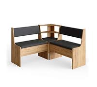 Ensemble bancs en angle Vicco Roman, banc de cuisine, banc en angle