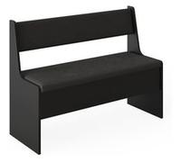 Vicco Banquette d'angle Salle à Manger Roman, Noir, 106.6 x 41.5 cm