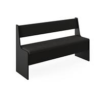 Vicco Banc d'angle Roman, Noir, 41.5x136.6cm, adapté aux Solutions d’Angle Peu encombrantes dans la Salle à Manger