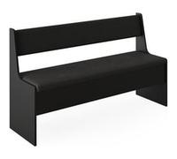 Vicco Banquette d'angle Salle à Manger Roman, Noir, 136.6 x 41.5 cm