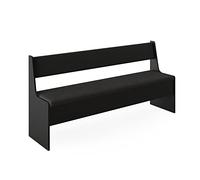 Vicco Banc d'angle Roman, Noir, 41.5x166.6cm, adapté aux Solutions d’Angle Peu encombrantes dans la Salle à Manger