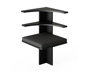 Vicco Banc d'angle Roman, Noir, 43.5x43.5cm