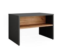 Vicco Banc pour Chaussures Orlando, Anthracite/chêne doré, 60x60cm | pour le rangement des chaussures et comme siège