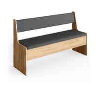 Vicco Banquette d'angle salle à manger Roman, Sable, 136 x 42 cm