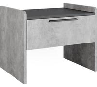 Vicco Banquette de salle à manger Roman, 53.5x41.1cm avec 1 tiroir, Béton/Anthracite