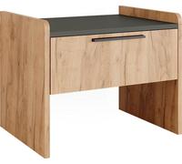 Vicco Banquette de salle à manger Roman, 53.5x41.1cm avec 1 tiroir, Chêne doré/anthracite