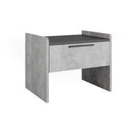 Vicco Banquette de Salle à Manger Roman, Béton/Anthracite, 53.5x41.1cm avec 1 tiroir