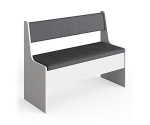 Vicco Banquette de Salle à Manger Roman, Blanc, 41.5x106.6cm