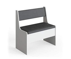 Vicco Banquette de Salle à Manger Roman, Blanc, 41.5x76.6cm