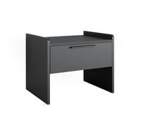 Vicco Banquette de Salle à Manger Roman, Noir, 53.5x41.1cm avec 1 tiroir, adapté aux Solutions d’Angle Peu encombrantes dans la Salle à Manger