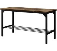 Vicco Banquette Fyrk, 85x36cm, noir/chêne rustique