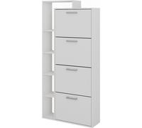 Vicco Benne à chaussures Orlando, 80x166.1cm avec 4 compartiments, Blanc