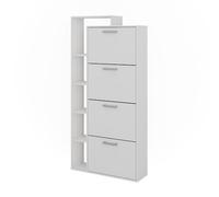 Vicco Benne à chaussures Orlando, 80x166.1cm avec 4 compartiments, Blanc