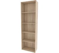 Vicco bibliothèque Bob, 60 x 190 cm avec 5 compartiments, Sonoma/Sonoma