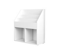 Vicco Bibliothèque Enfant Conny, Blanc, 72x79cm avec de Grandes étagères