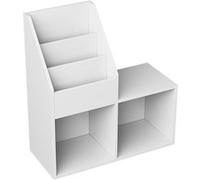 Vicco Bibliothèque enfant Conny, Blanc, 72x79cm avec petites tablettes Blanc G