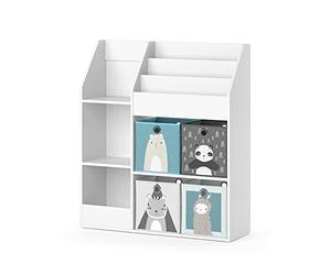 Vicco Bibliothèque Enfant Luigi, Blanc, 100.4x114.2cm