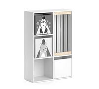 Vicco Bibliothèque Enfant Luigi, Blanc, 29.2x107.8cm
