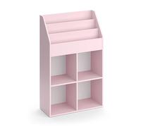 Vicco Bibliothèque enfant "Luigi", Rose 72 x 114.2 cm | sans boîtes pliantes, combinable pour le rangement des jouets et des livres