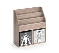 Vicco Bibliothèque Enfant Luigi, Sonoma, 72x79cm avec 2 Boxes pliants Opt.2