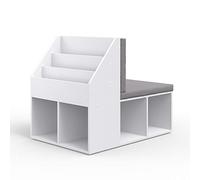 Vicco bibliothèque Enfant Onix, Blanc, 97.1 x 78.4 cm