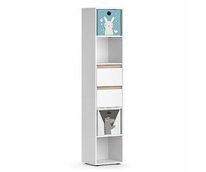 Vicco Bibliothèque Enfant Robert, Blanc, 36.2x171cm
