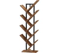 Vicco bibliothèque Fyrk, 34 x 116 cm, Bois antique/Noir