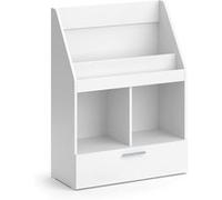 Vicco bibliothèque Luigi, Blanc, 72 x 96.2 cm sans boîtes Pliantes