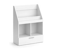 Vicco Bibliothèque Luigi, Blanc, 72x96.2cm sans boîtes Pliantes, Peut Servir au Rangement de Livres et de Jouets