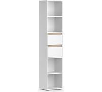 Vicco bibliothèque Robert, Blanc, 36 x 171 cm