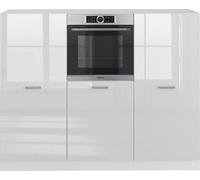 Bloc cuisine R-Line, 180 cm sans plan de travail, blanc brillant/blanc, Vicco