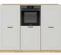 Vicco Bloc cuisine R-Line, Blanc campagnard/Chêne doré, 180cm sans PT Blanc campagnard/Chêne doré