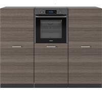 Vicco Bloc cuisine "R-Line", Gris noble/Anthracite, 180cm sans PT