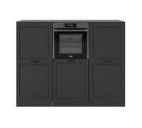 Vicco Bloc cuisine "R-Line", Anthracite maison de campagne/anthracite, 180cm sans PT