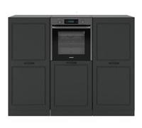 Vicco Bloc cuisine "R-Line", Anthracite maison de campagne/anthracite, 180cm sans PT